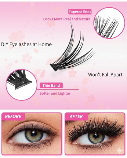 Ultimate 640-Piece DIY Lash Extension Kit (30D/40D/50D Mix)