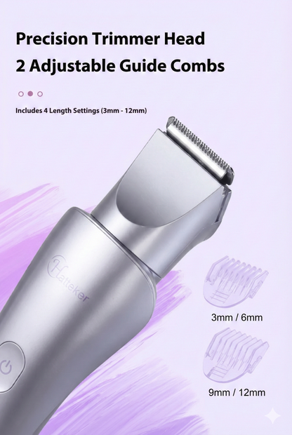 Smart LED Electric Shaver & Body Grooming Kit with Docking Stand