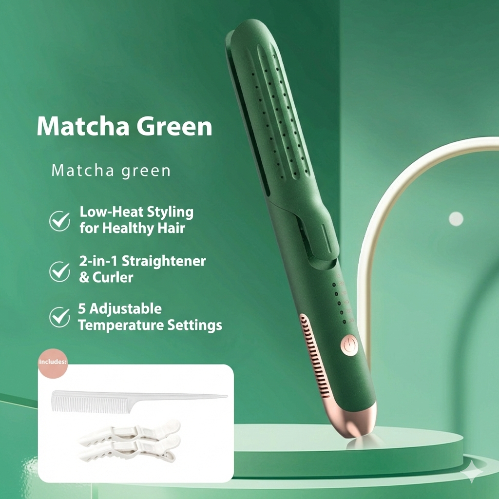 2-in-1 Airflow Styler: Straighten & Curl
