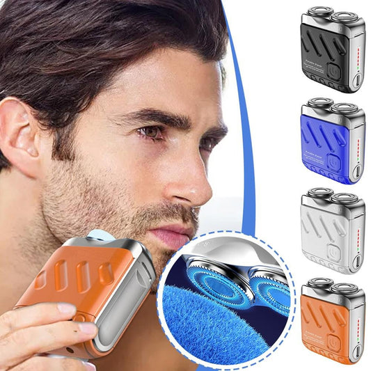 Portable Mini Electric Shaver with Magnetic Head