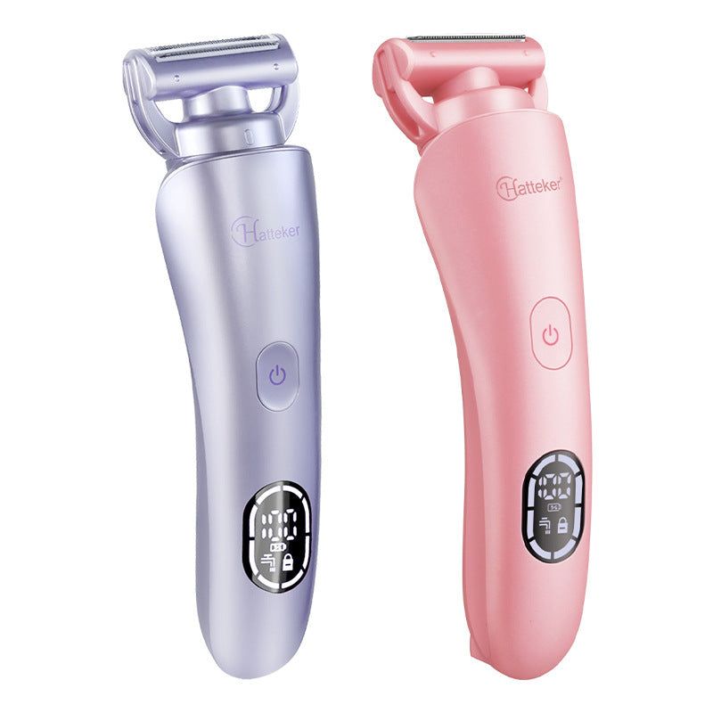 Smart LED Electric Shaver & Body Grooming Kit with Docking Stand