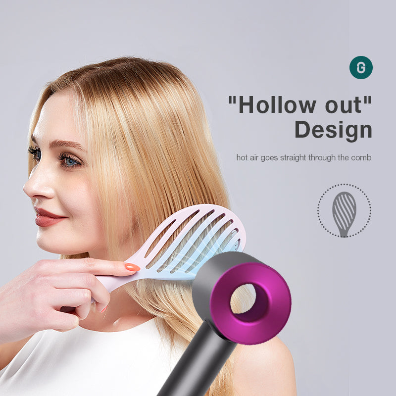 Curved Vented Detangling Hair Brush for Wet and Dry Hair