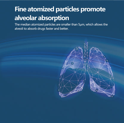 Portable Ultrasonic Mesh Nebulizer – Silent Handheld Mist Inhaler