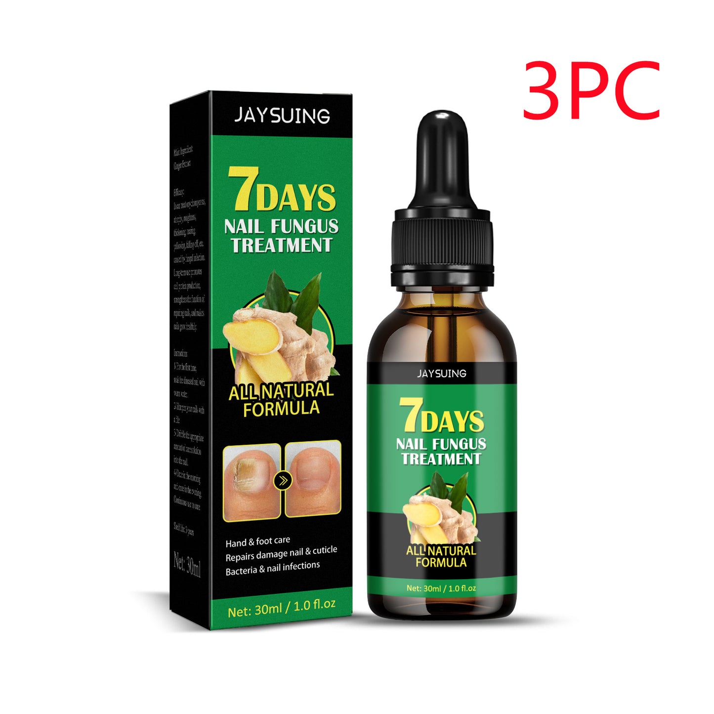 7-Day Rapid Nail Care & Repair Essence (Natural Ginger Formula)