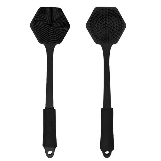 Long Handle Silicone Back Scrubber and Body Brush