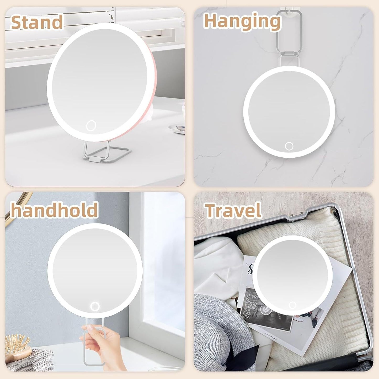 LED High Magnification Makeup Mirror