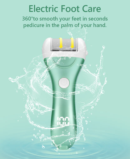 Rechargeable Electric Foot Callus Remover with Smart LED Display
