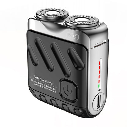 Portable Mini Electric Shaver with Magnetic Head